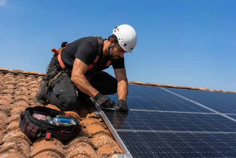 Maintenance et monitoring de panneaux solaires à Ciré-d'Aunis